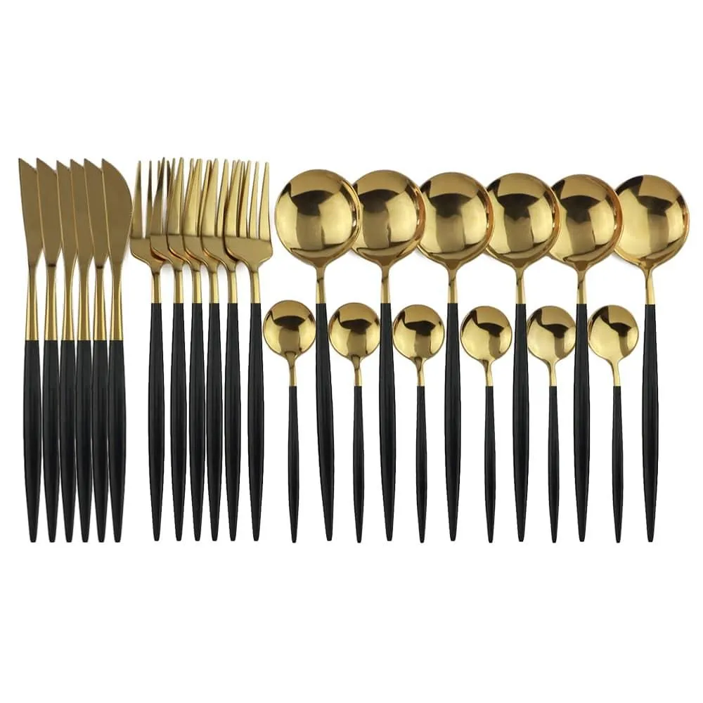 18/10 Stainless Steel Tableware 24 pcs Set