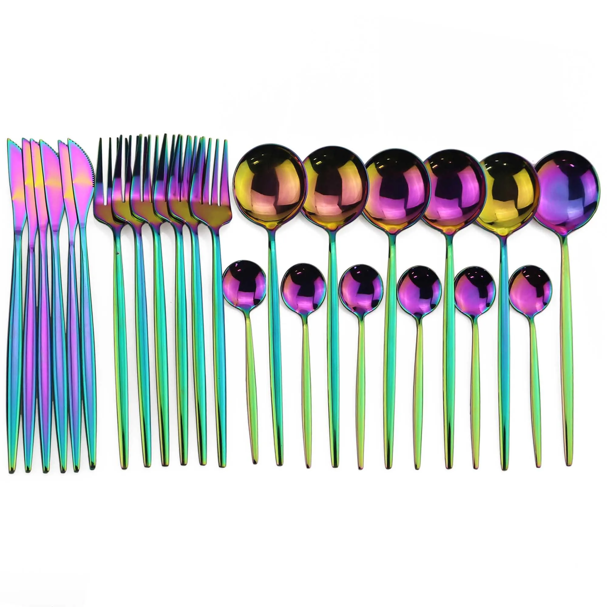 18/10 Stainless Steel Tableware 24 pcs Set