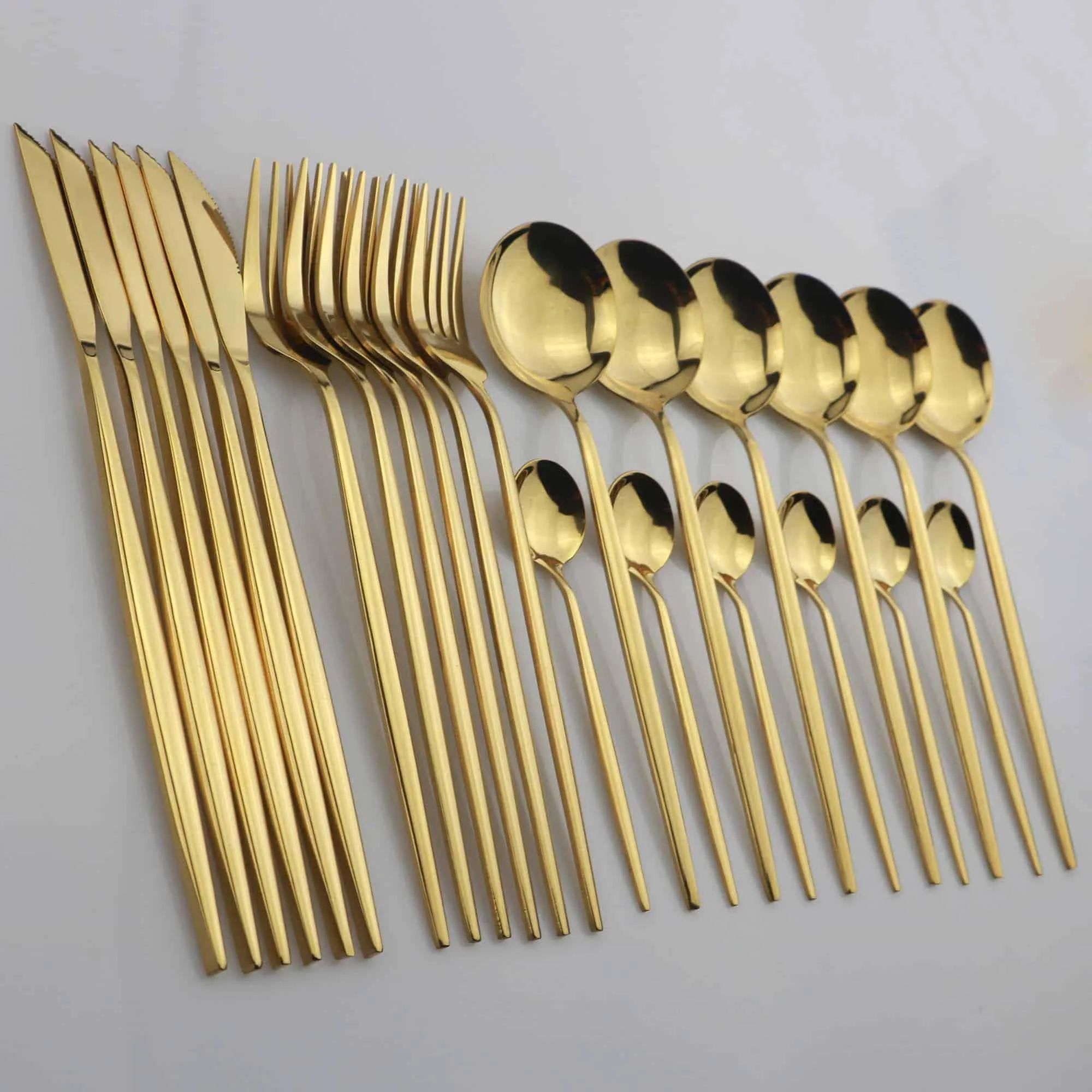 18/10 Stainless Steel Tableware 24 pcs Set