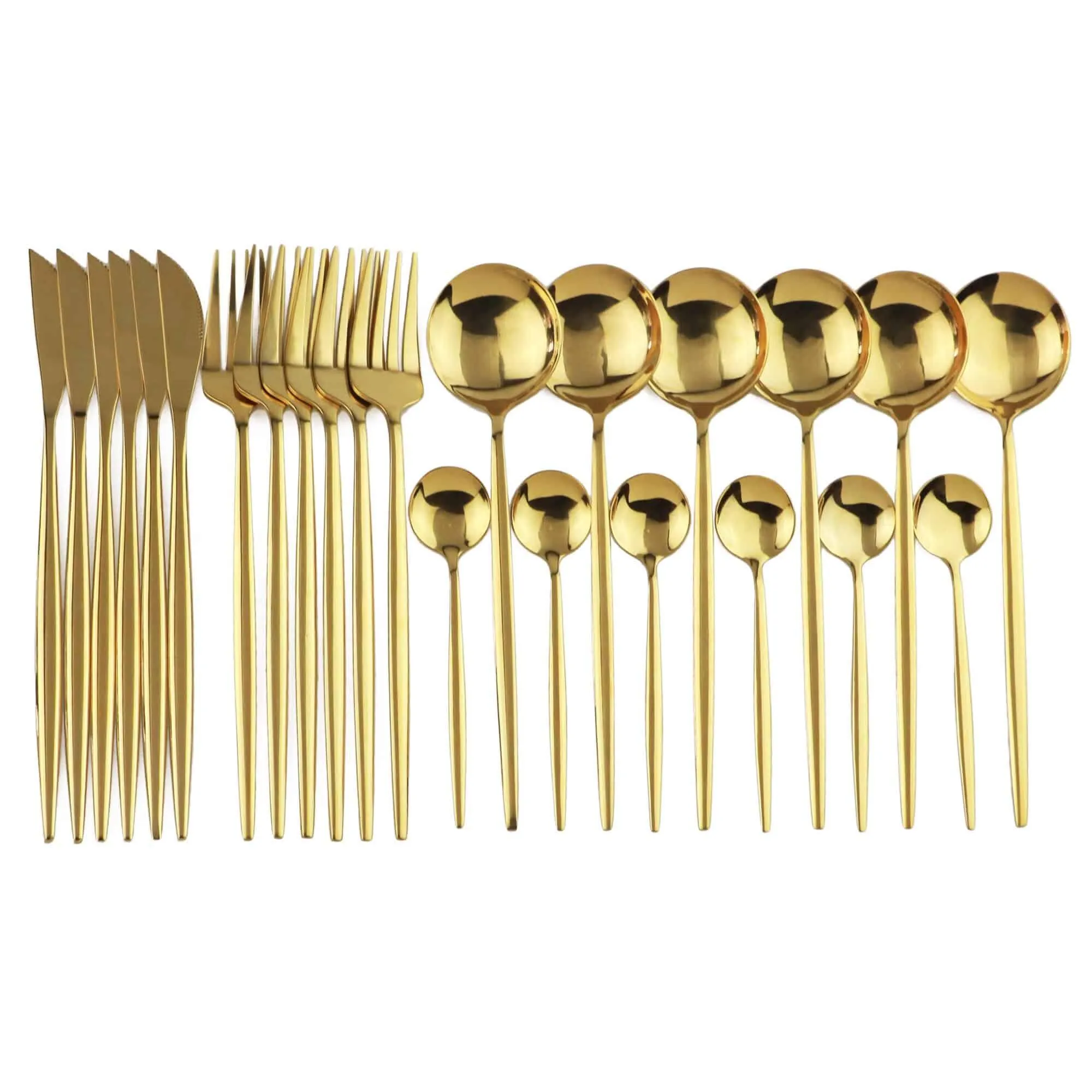 18/10 Stainless Steel Tableware 24 pcs Set