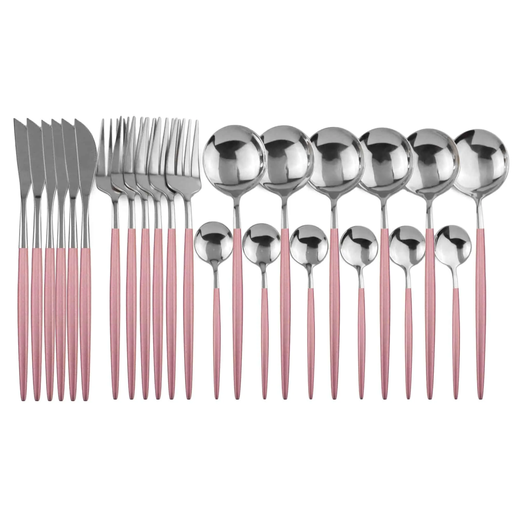 18/10 Stainless Steel Tableware 24 pcs Set