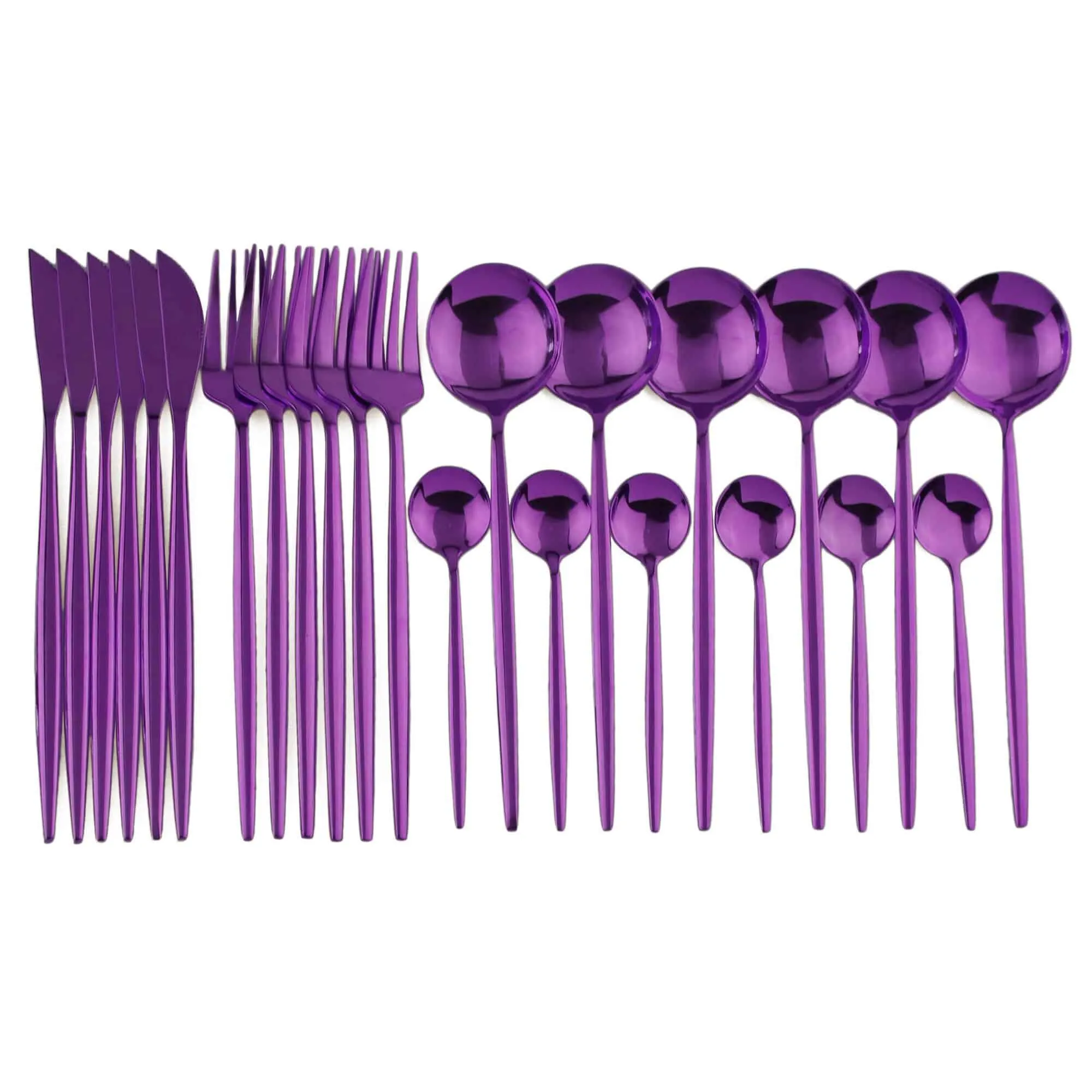 18/10 Stainless Steel Tableware 24 pcs Set