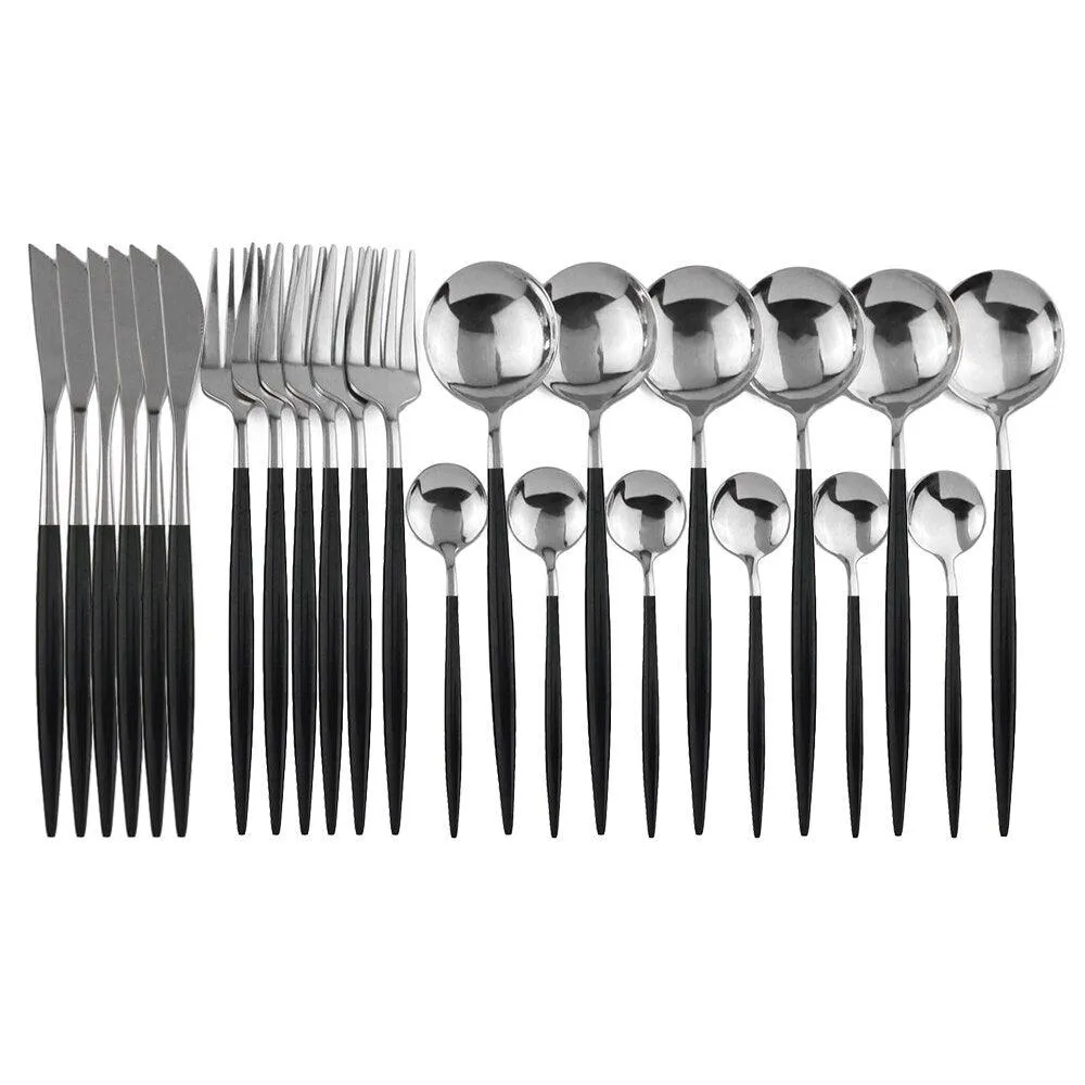 18/10 Stainless Steel Tableware 24 pcs Set