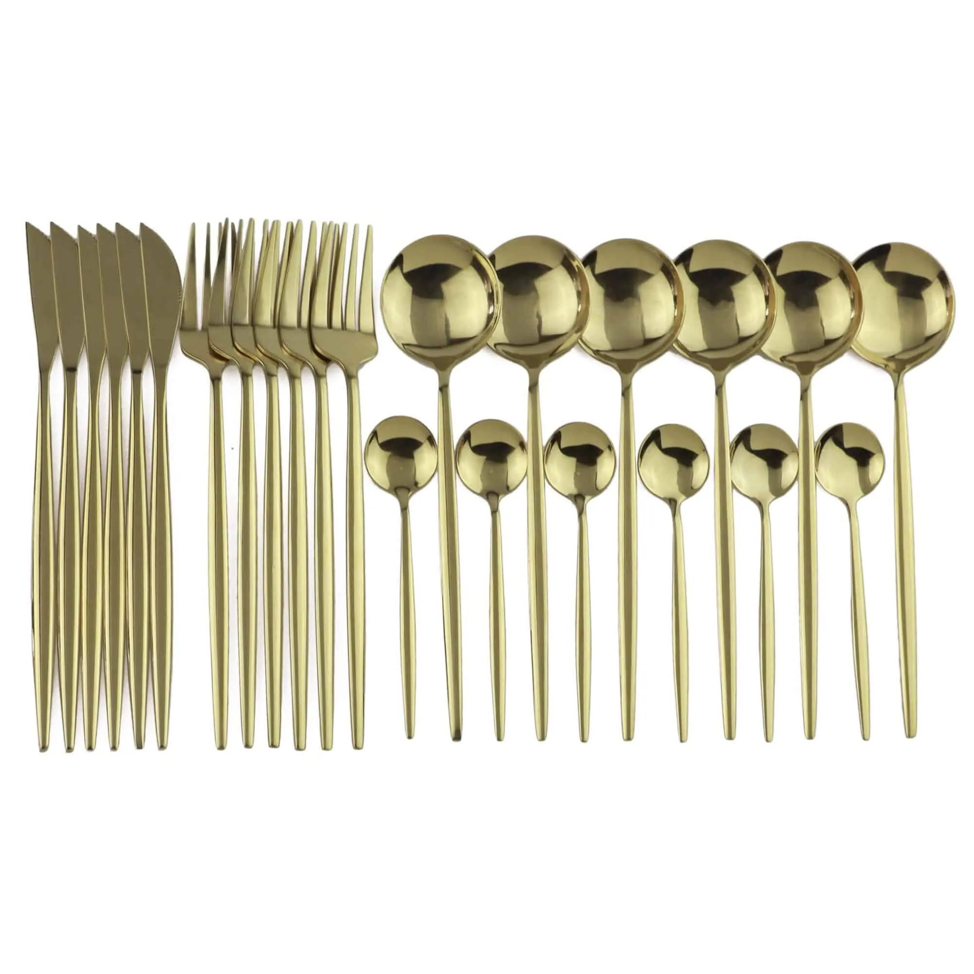 18/10 Stainless Steel Tableware 24 pcs Set