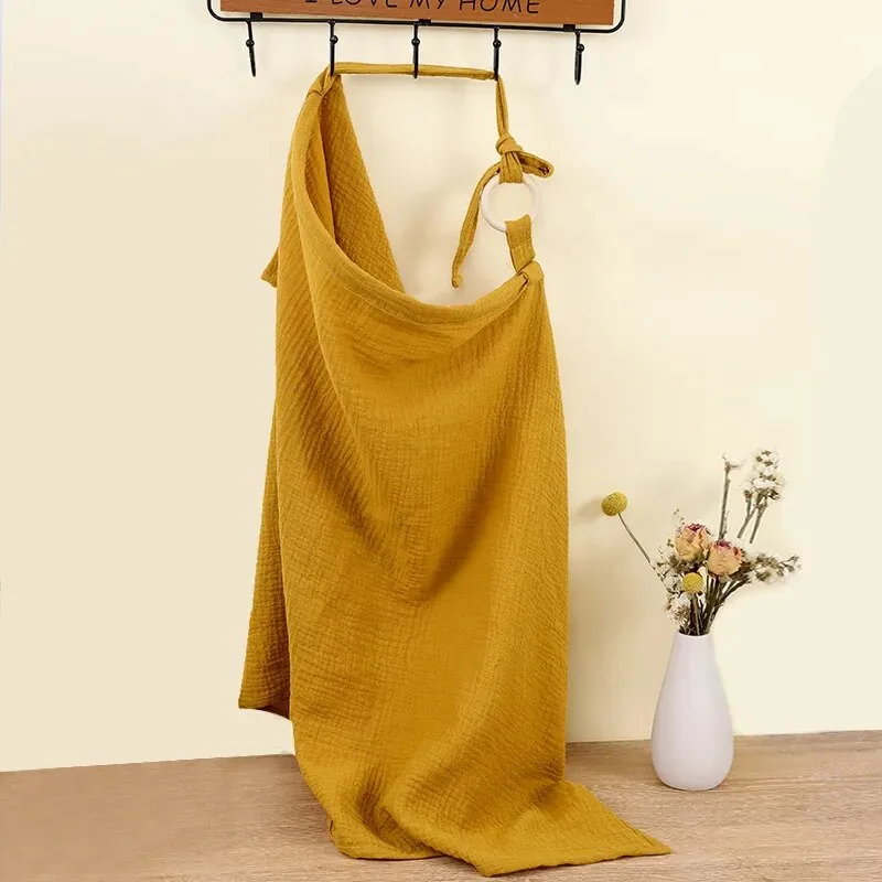Breathable Muslin Cotton Nursing Cover for Privacy & Comfort