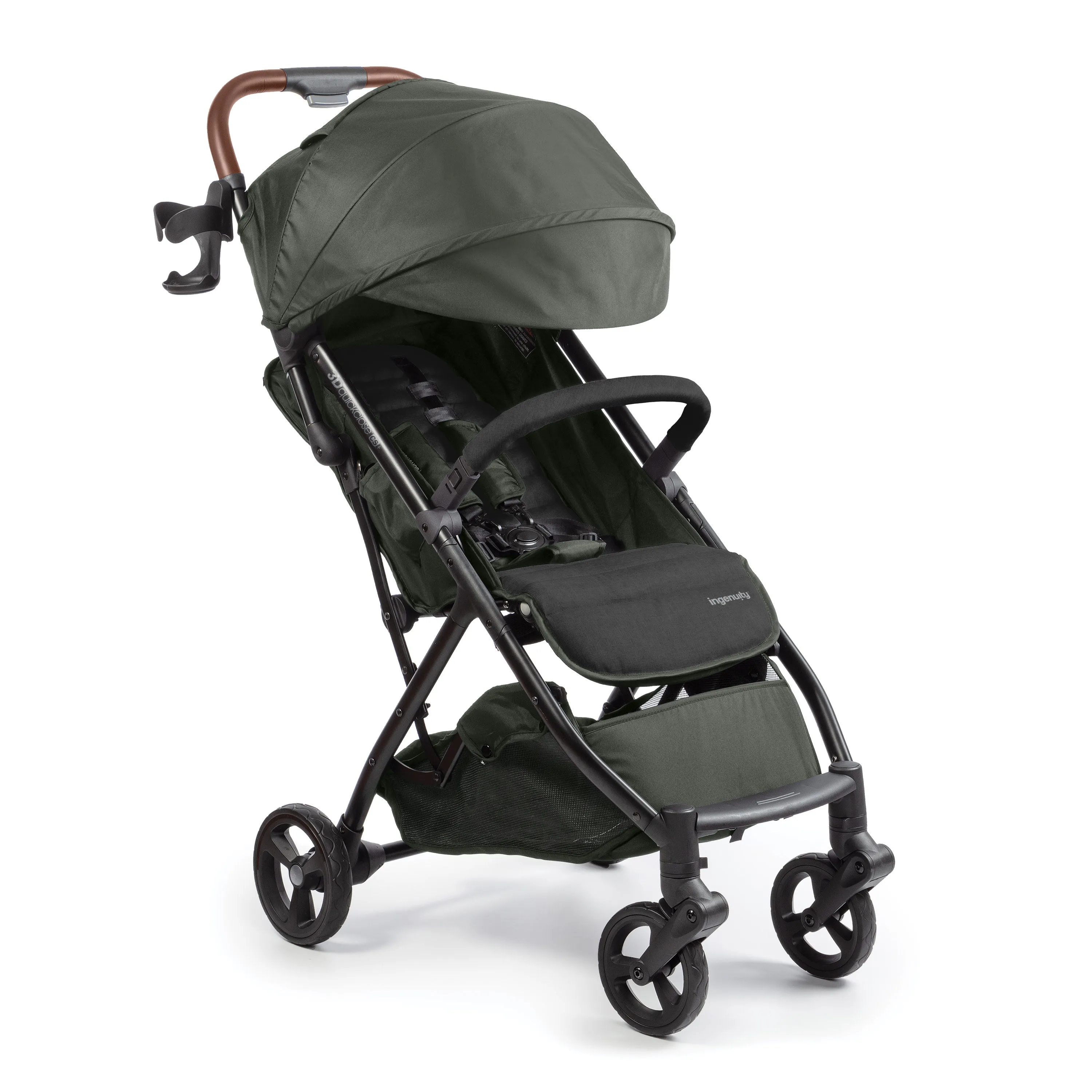 Ingenuity 3Dquickclose CS  Compact Fold Stroller - Forest Green