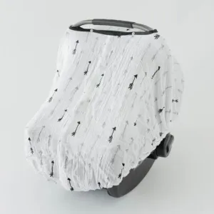 Little Unicorn Cotton Muslin Car Seat Canopy - Arrow