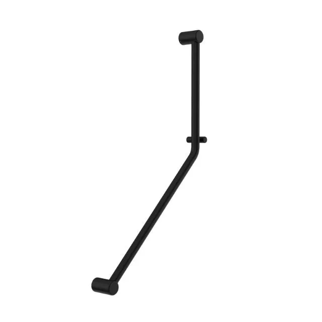 Nero Mecca Care 32mm Ambulant 45 Degree Bent Tube Grab Rail 450x650mm Matte Black