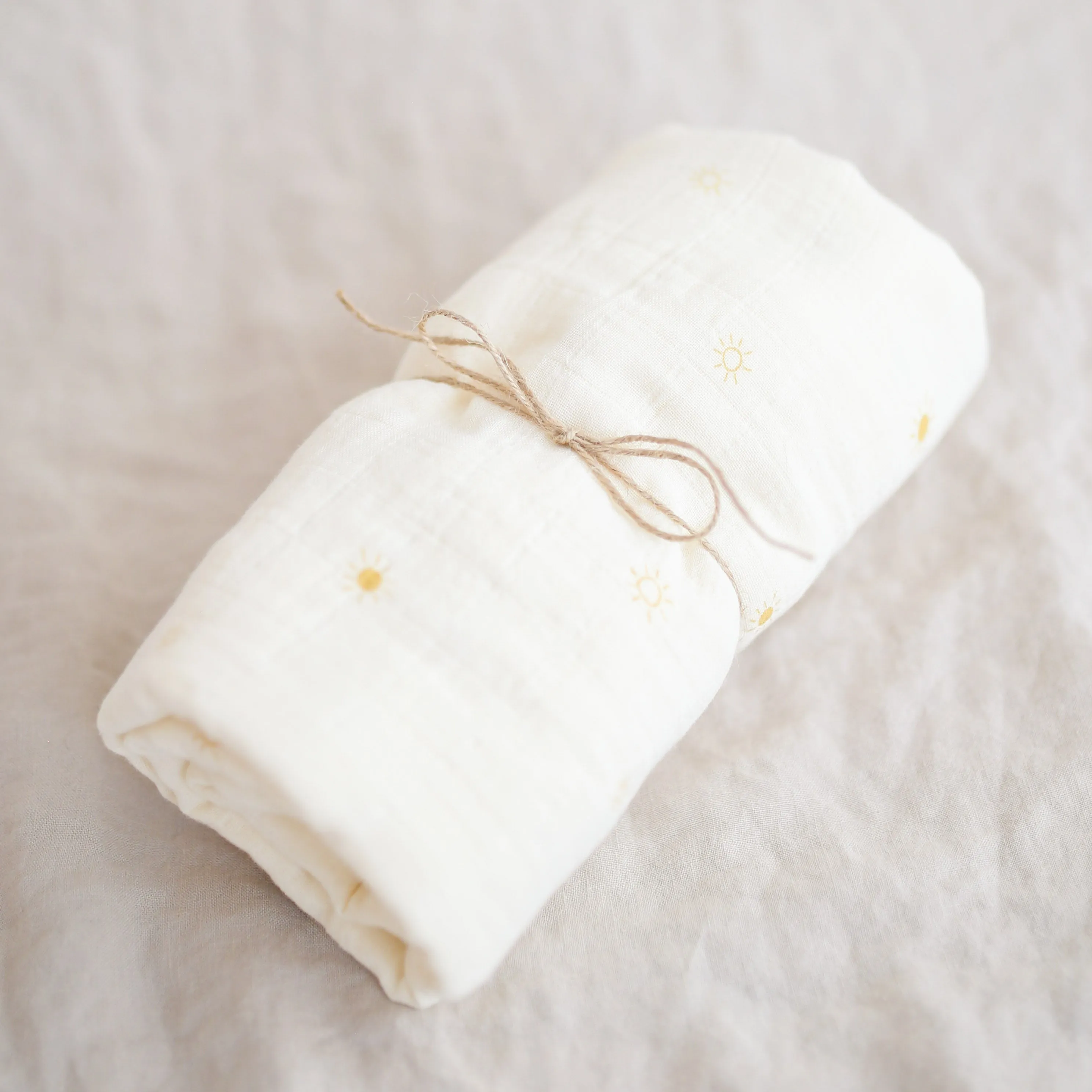 Organic Cotton Swaddle - Sun