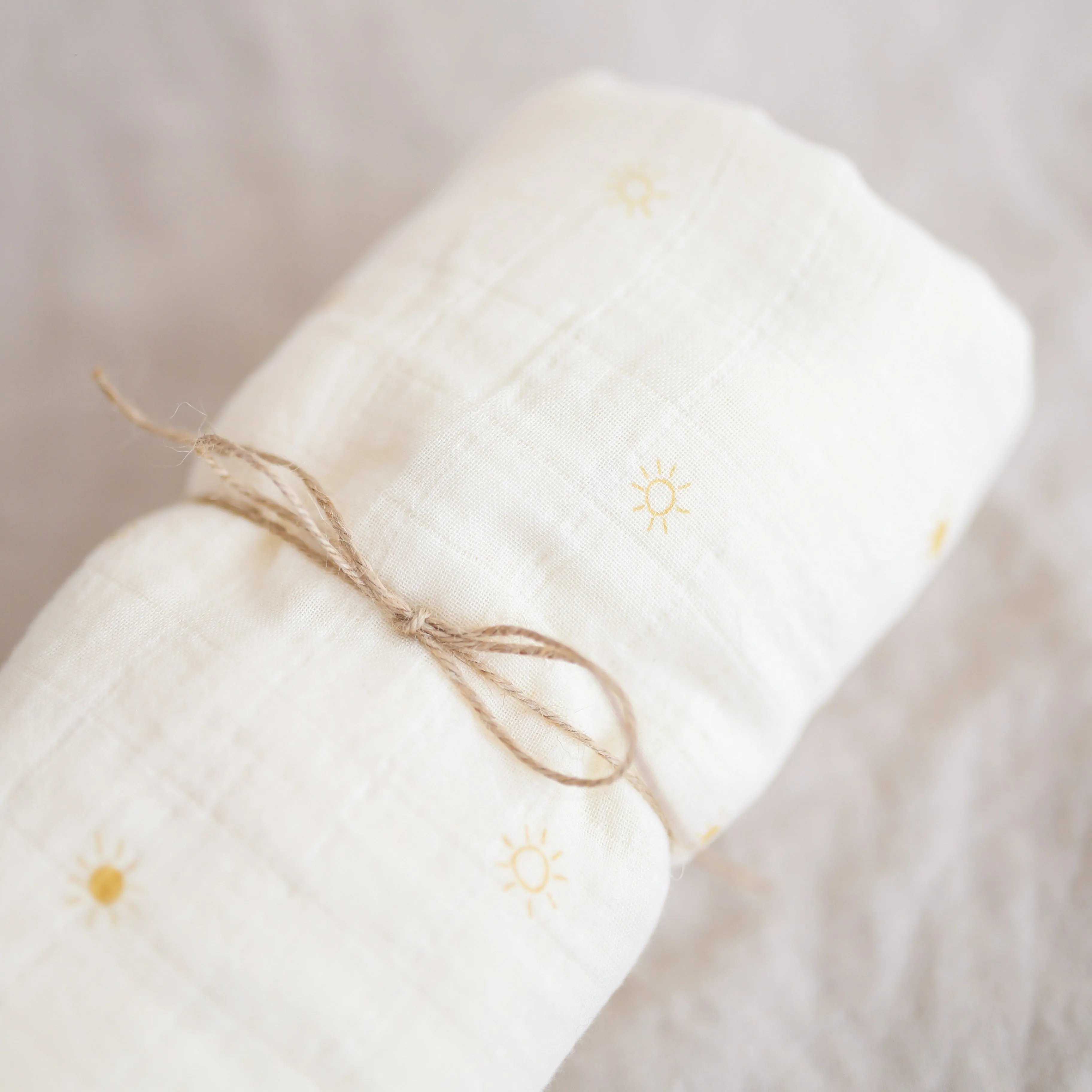 Organic Cotton Swaddle - Sun