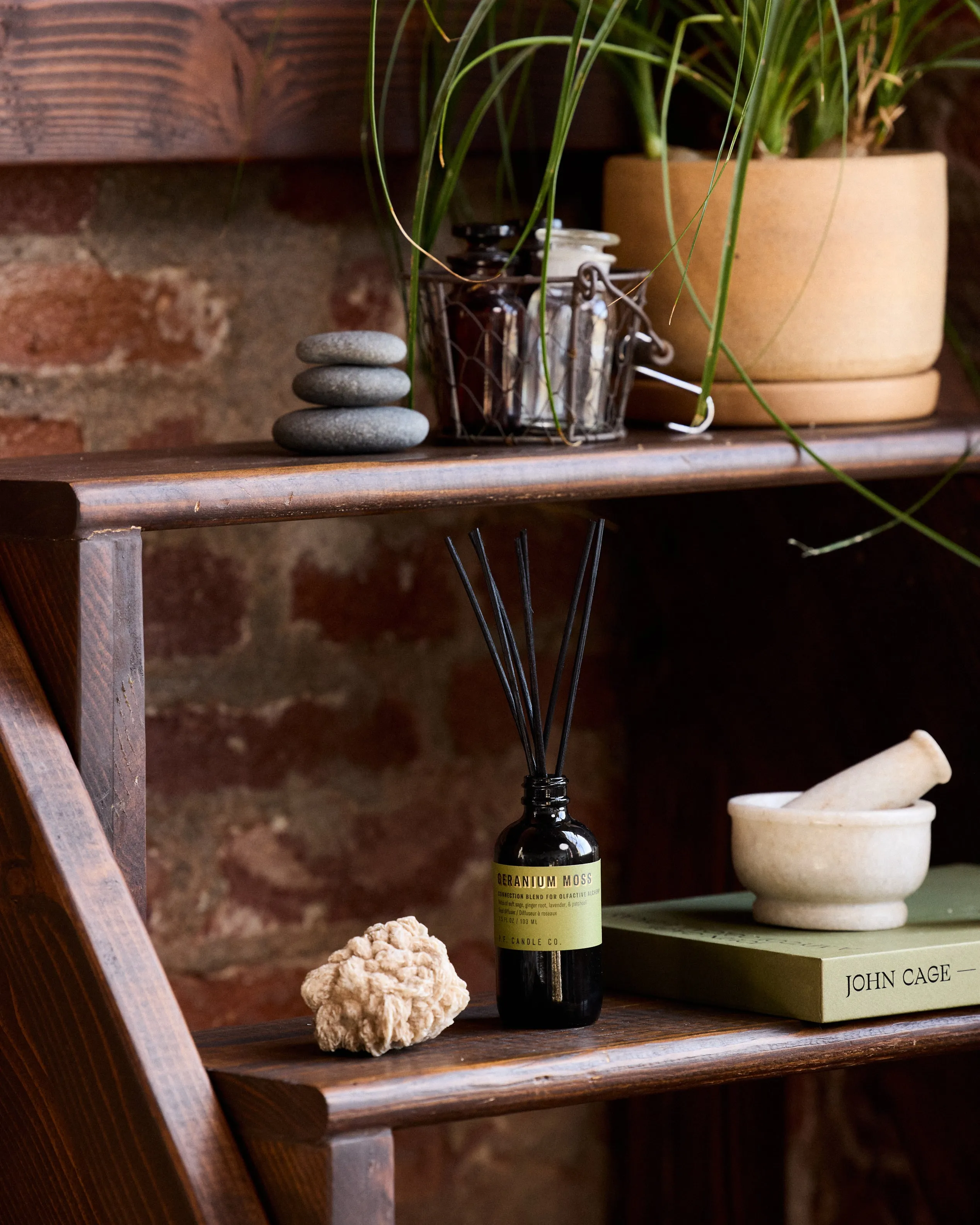 P.F. Candle Co. Alchemy Reed Diffuser - Geranium Moss