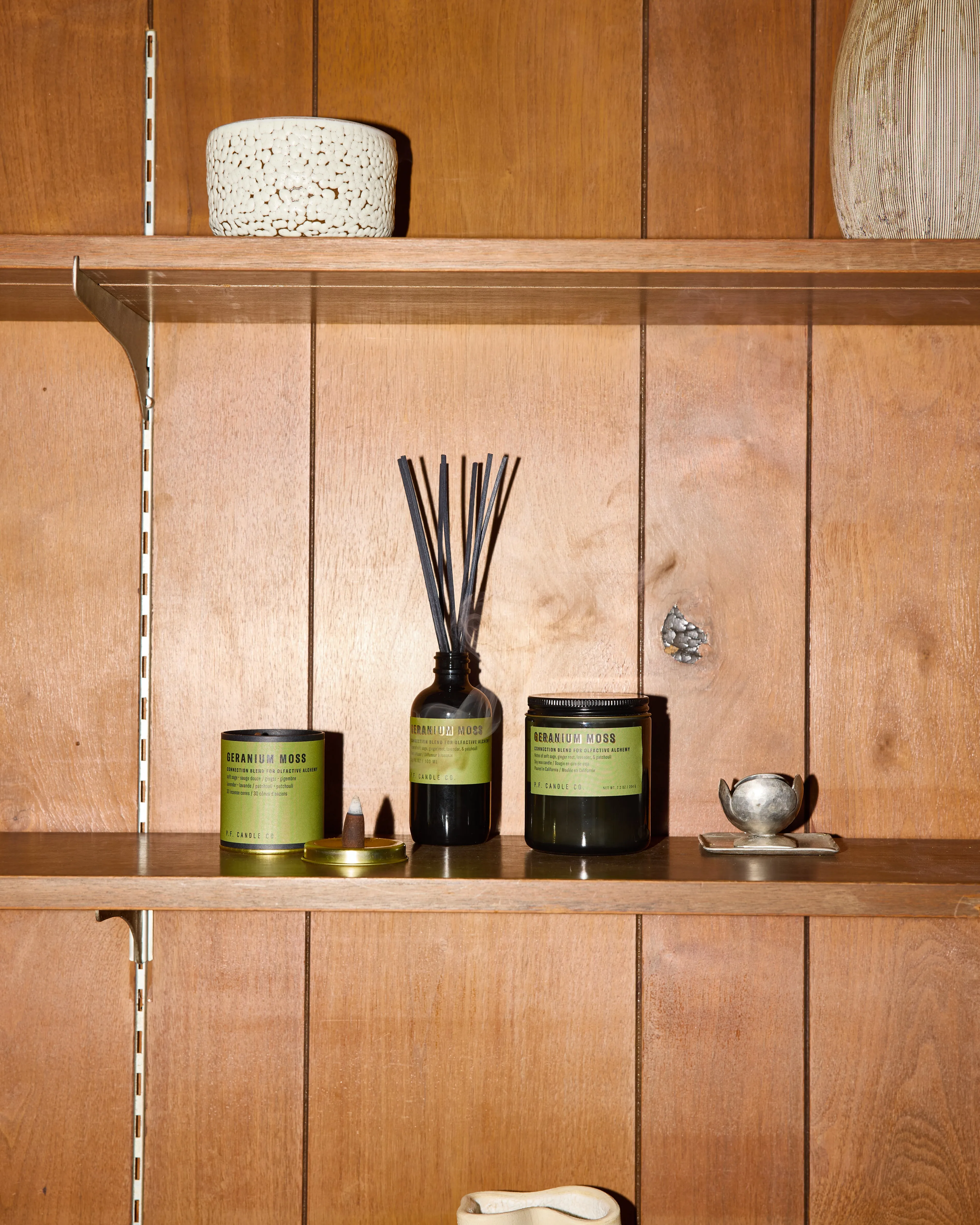 P.F. Candle Co. Alchemy Reed Diffuser - Geranium Moss