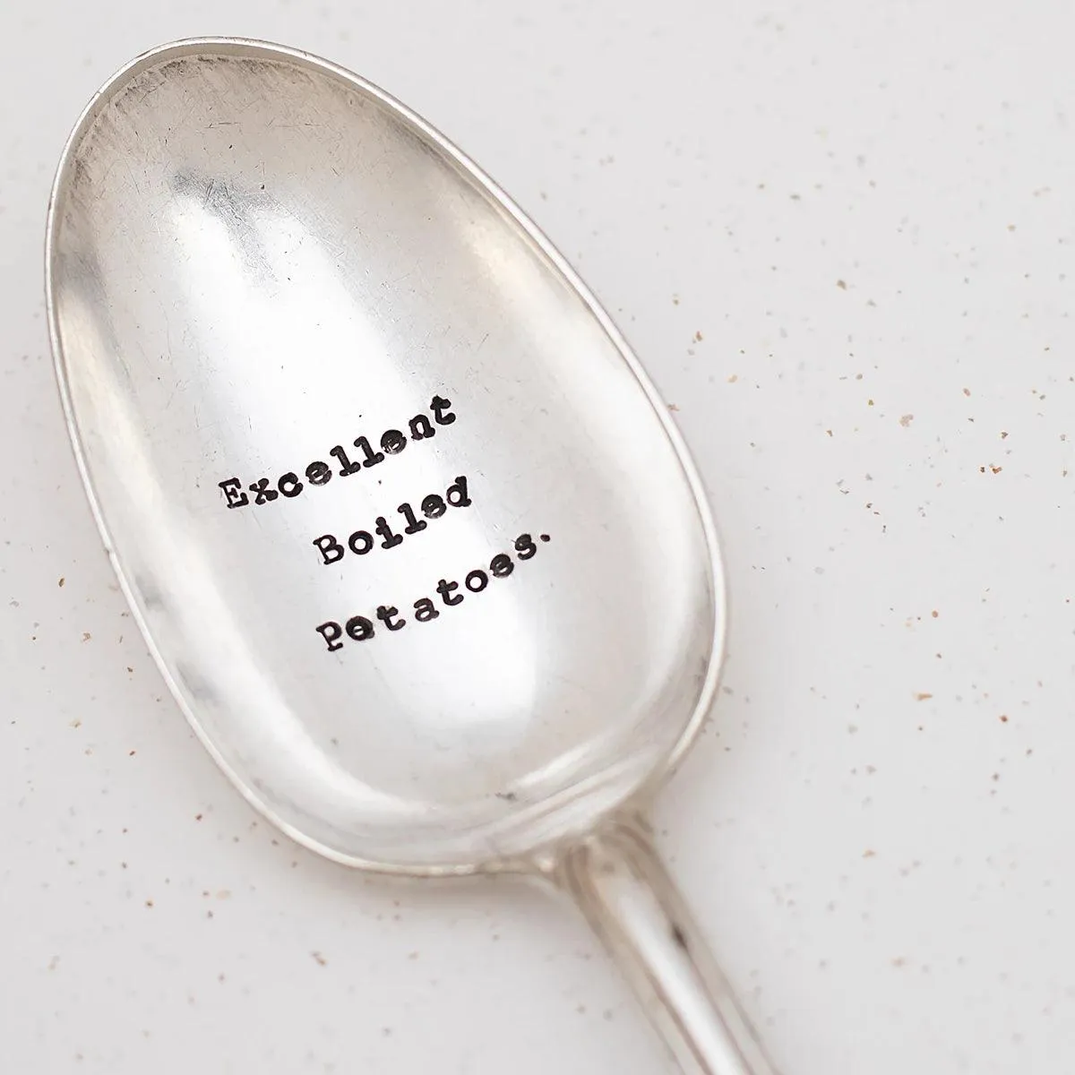 "Excellent boiled potatoes" Mr Collins Vintage Serving Spoon