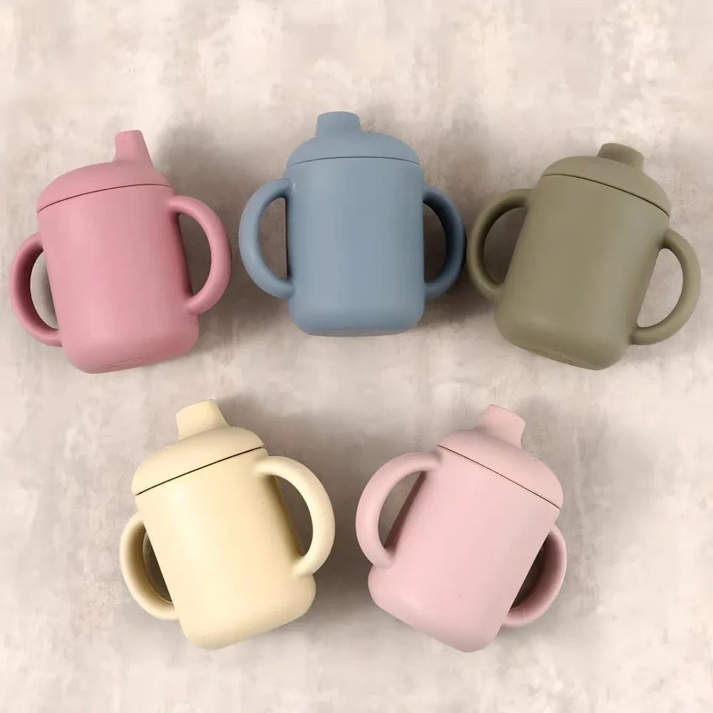 Silicone Baby Feeding Cup with Handles