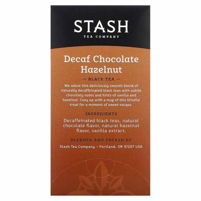 Stash Tea Tea Decaf Choc Halzenut 18 Bg - Pack Of 6