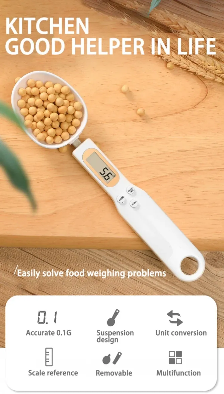 Weighing Spoon Scale – Precision Electronic Measuring Tool for Your Kitchen