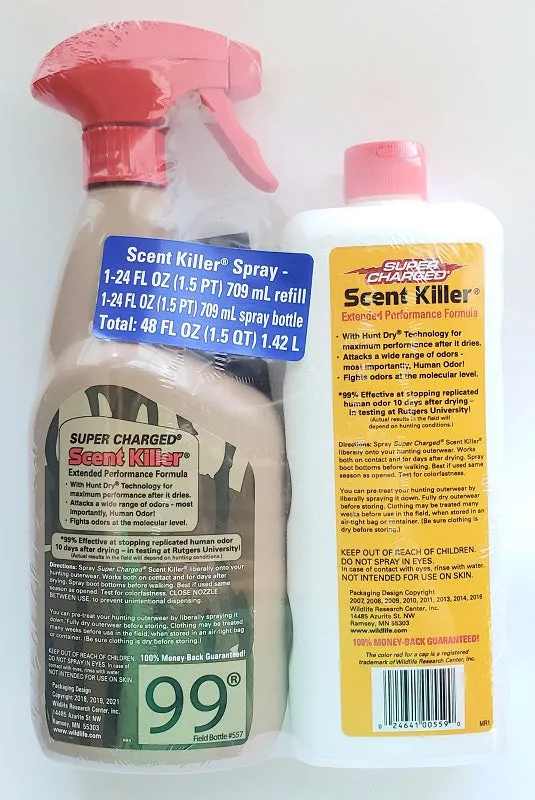 Wildlife Research Super Charged Scent Killer Combo Odorless